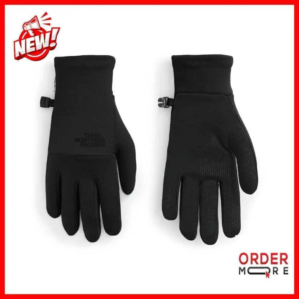 Touchscreen Winter Gloves Recycled Fleece Silicone Grippers Women's